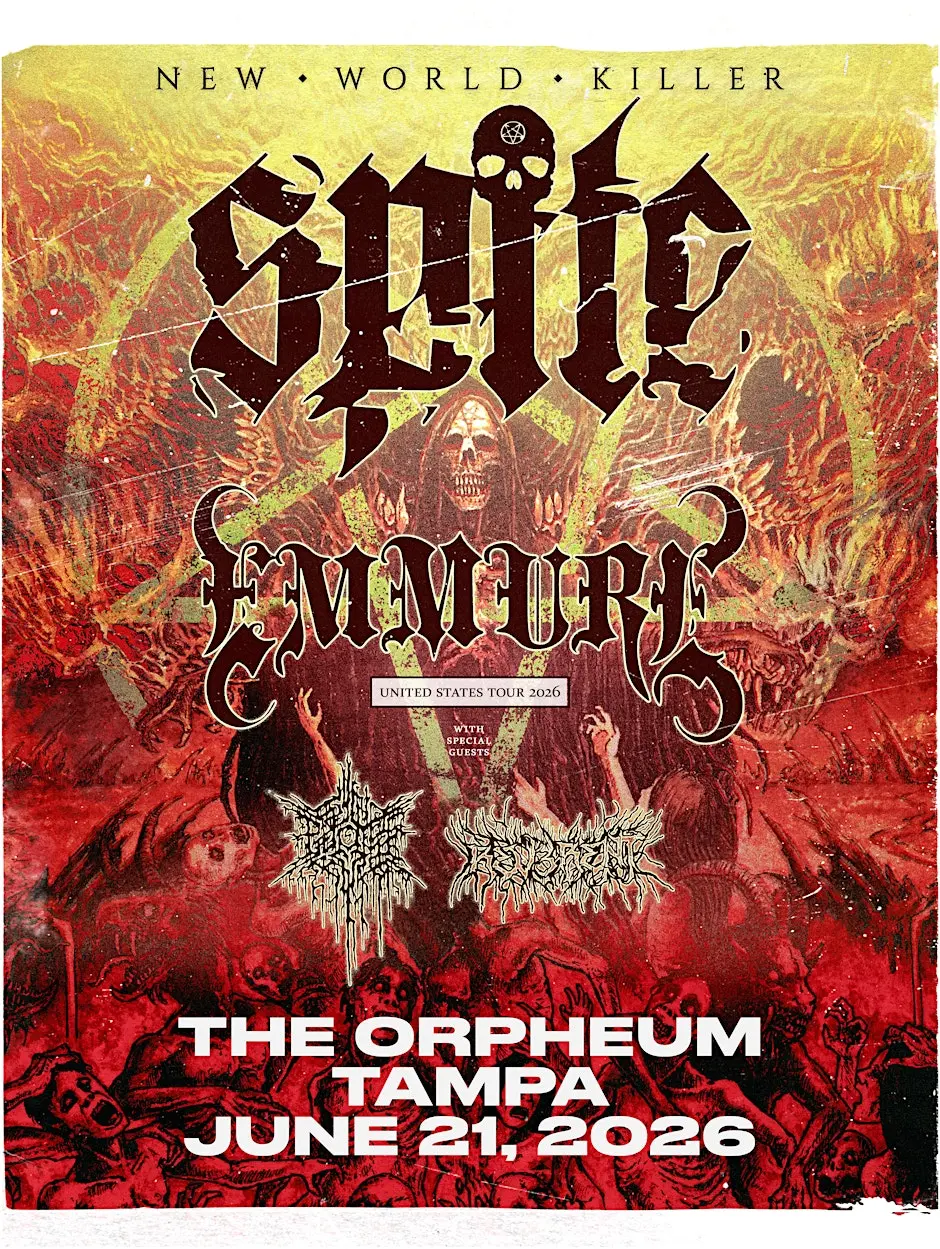 Spite 2026 tour poster